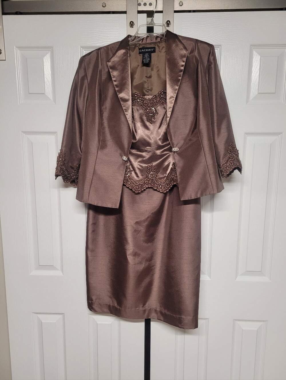 Cache 2 Piece Cocktail Drrss Size 14